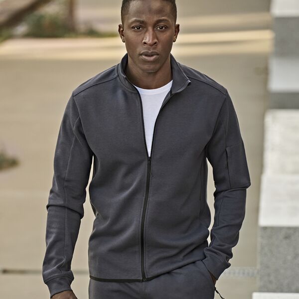 Tee Jays Athletic Full Zip Sweat Cardigan Thumbnail