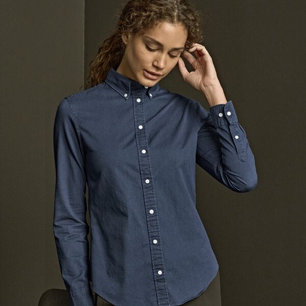 Tee Jays Ladies Long Sleeve Casual Twill Shirt Thumbnail